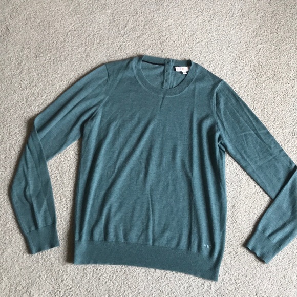 Tory Burch Sweaters - Tory Burch light green sweater with back buttons
